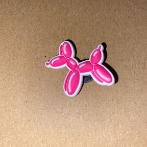🐊6/$12🐊 Pink and White Balloon Dog Croc Charm